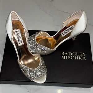 Badgley Mischka 'Candance' Crystal Embellished d'Orsay Pump